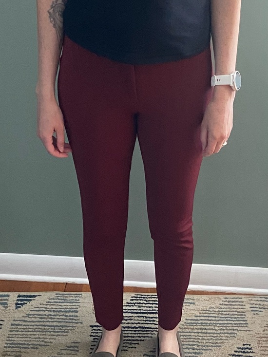 Express Pants - Express Women's Burgundy Skinny Ankle Pants